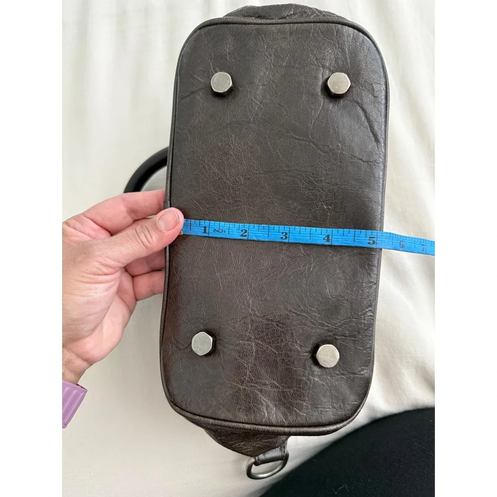 Rebecca Minkoff Brown Leather Mini Satchel Y2K Moto Indie Sleaze Handbag